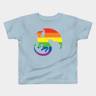 Pride Animals- Gay Dragon Kids T-Shirt